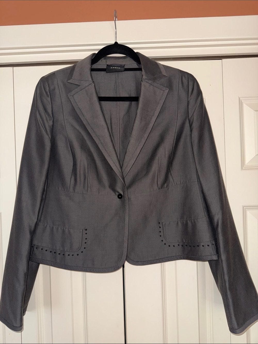 Akris Single-Button Fitted  Cotton / Silk Jacket